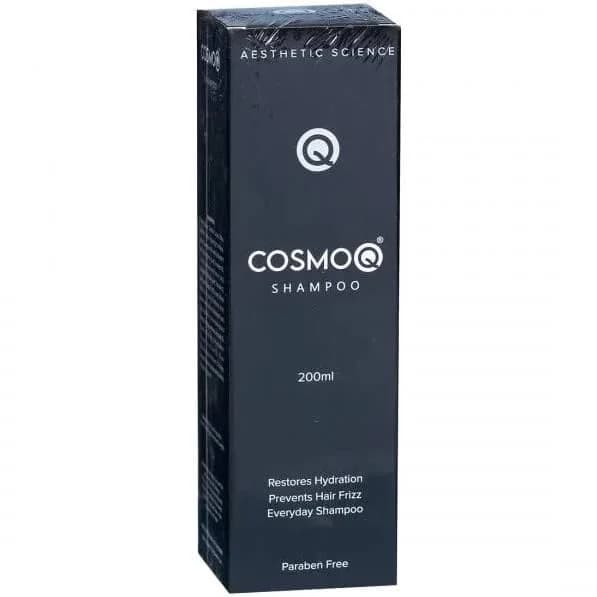 Cosmo Q Shampoo, 200ml, Paraben Free, Hydrating Daily Hair Care - Image 1
