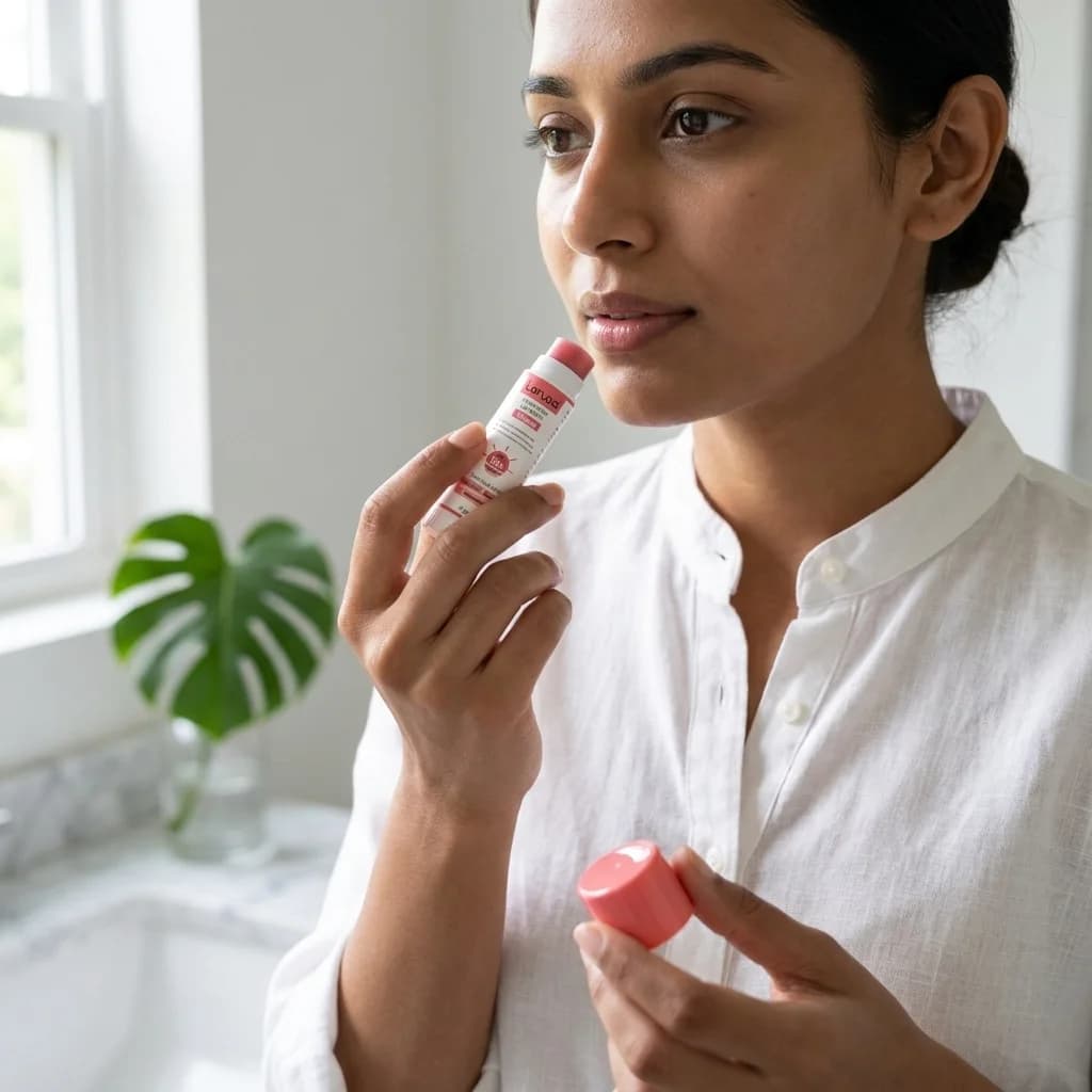 Larupa Tinted Ceramide Lip Balm - Image 3